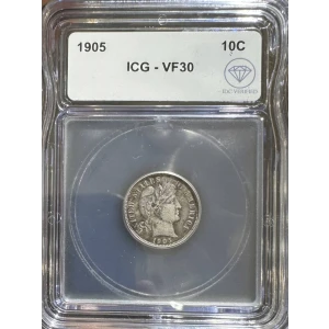 Dimes---Barber 1892-1916 -Silver- 1 Dime