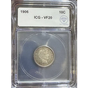 Dimes---Barber 1892-1916 -Silver- 1 Dime