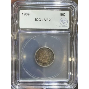 Dimes---Barber 1892-1916 -Silver- 1 Dime (2)