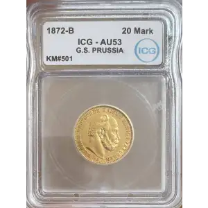 GERMAN STATES Gold 20 MARK