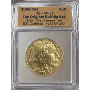 Gold Bullion-Gold Buffaloes--$50 Gold Buffalo 1 oz -Gold- 50 Dollar