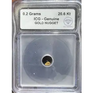 Gold Nugget 0.2 Gram