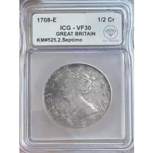 Great Britain Silver 1/2 CROWN