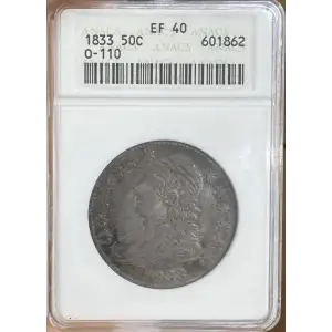 Half Dollars---Capped Bust, Lettered Edge 1807-1836 -Silver- 0.5 Dollar