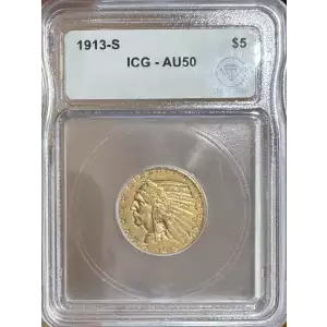 Half Eagles---Indian Head 1908-1929 -Gold- 5 Dollar
