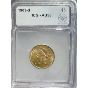 Half Eagles---Liberty Head 1839-1908 -Gold- 5 Dollar