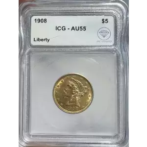 Half Eagles---Liberty Head 1839-1908 -Gold- 5 Dollar
