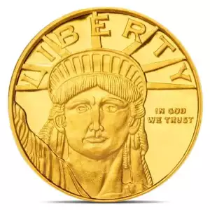 Lady Liberty Gold 1 Troy Oz Round - .9999 Pure