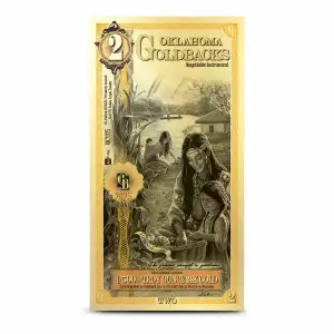 Oklahoma 2 Goldback Note (2025 Alpha Series) Limited 1st Edition