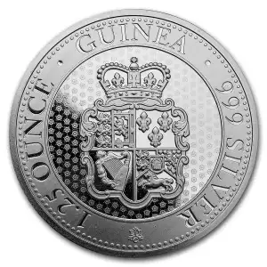 Saint Helena 1.25 oz Silver Rose Crown Guinea (2)