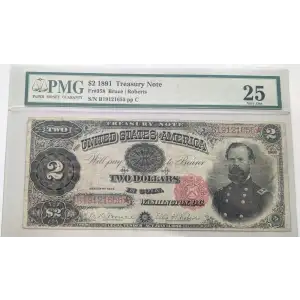 $2 1891 Small Red Treasury or Coin Notes 358