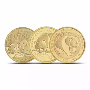 Any Year 1/10oz Chinese Gold Panda (1982-2015) (2)