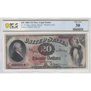 $20  Large Red Legal Tender Issues 127 (2)