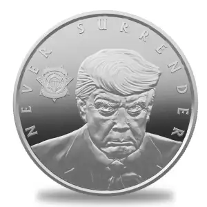 Donald Trump Never Surrender Round (OZ Mint)