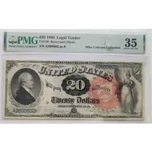 $20  Large Red, spiked Legal Tender Issues 136