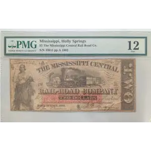 $2 The Union Bank of Reading Pennsylvania Dec. 1st, 1861