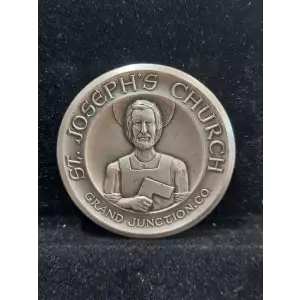 St. Joseph's Church, Faith 2.7 oz Round (PR-Z33)