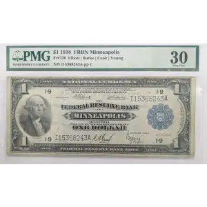 $1 1918  Federal Reserve Bank Notes 736