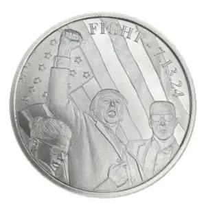 2024 Donald Trump Fight 1 oz Silver Round (2)