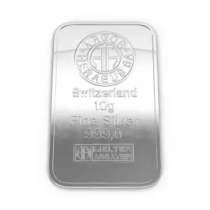 10 Gram Uncarded Platinum Bar Various Mints