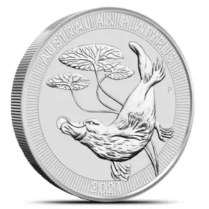 2021 1.5 oz Australian Silver Platypus Coin
