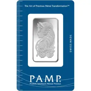 1/2 oz PAMP Silver Bar - Carded