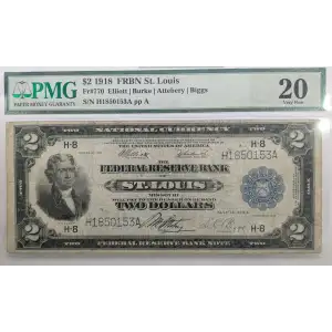 $2 1918  Federal Reserve Bank Notes 770