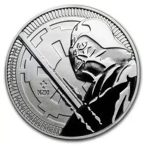 2018 Niue 1 oz Silver $2 Star Wars Darth Vader