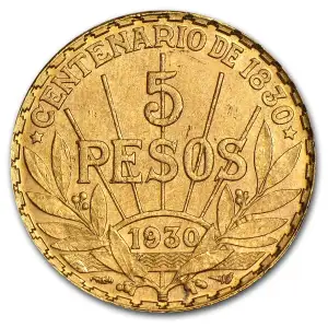 Uruguay Gold 5 Pesos