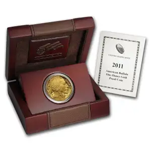 2011-W 1 oz Proof American Gold Buffalo Coin (Box + CoA)