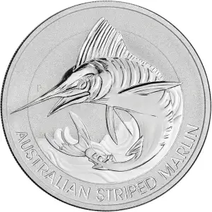 2020 Australian 2oz Striped Marlin Silver BU (2)