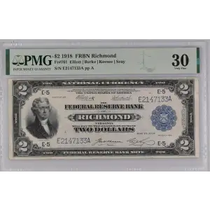 $2 1918  Federal Reserve Bank Notes 761 (2)
