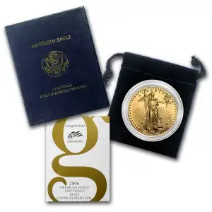 2006-W Burnished American Gold Eagle (Box and COA)