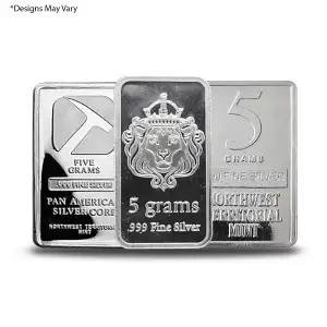 5 gram Generic Silver Bar