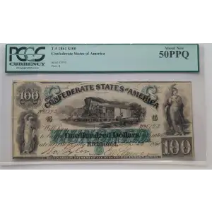 $100   Issues of the Confederate States of America CS-5