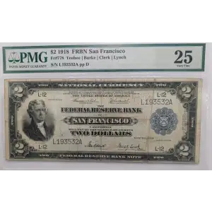 $2 1918  Federal Reserve Bank Notes 778