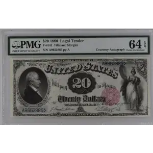 $20  Small Red, scalloped Legal Tender Issues 141 (2)