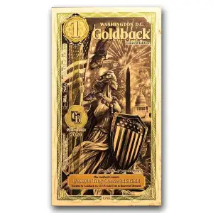 Washington D.C. 1 Goldback (Limited Edition) (2)