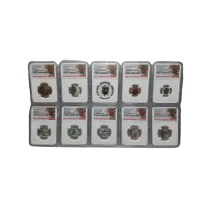 2018-S Reverse Proof Set Early Releases NGC PF70 RP