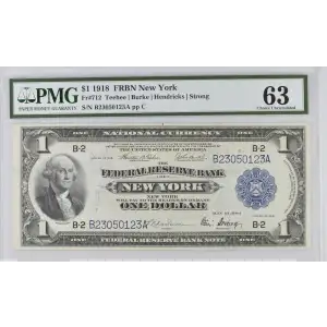 $1 1918  Federal Reserve Bank Notes 712 (2)