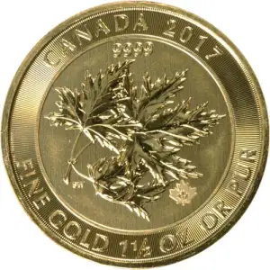 2017 Canadian Gold Megaleaf Coin 1.5oz (2)