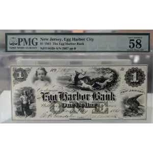 $2 The Union Bank of Reading Pennsylvania Dec. 1st, 1861