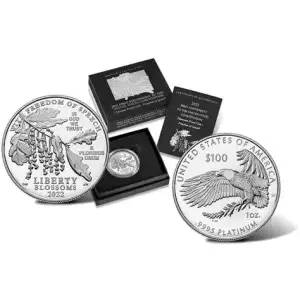 1 oz Proof American Platinum Eagle Coin Box and CoA (Random Year)  (4)