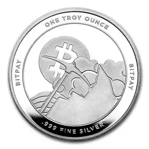 1 oz Silver Round - Bitcoin - Bitpay (2)