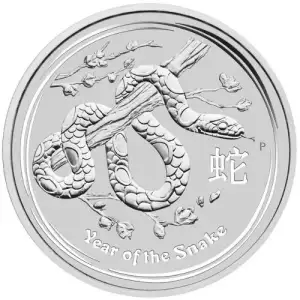 2013 1oz Australian Perth Mint Silver Lunar II: Year of the Snake (2)