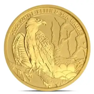 2022 1/4 Oz Gold Australian White Bellied Eagle Coin (2)