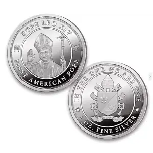 1oz Silver Bullion Coin Pope Leo XIV