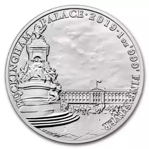 2019 GB 1 oz Silver Landmarks Buckingham Palace (2)