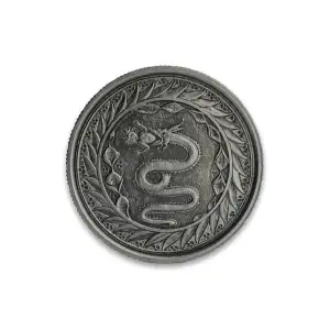 2020 Samoa 1/2 oz Silver Serpent of Milan Antique finish [DUPLICATE for #561991]