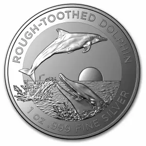 2023 Australia 1 oz Silver $1 Rough-Toothed Dolphin